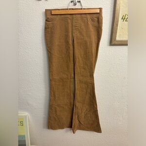 Corduroy flare leg jeggings